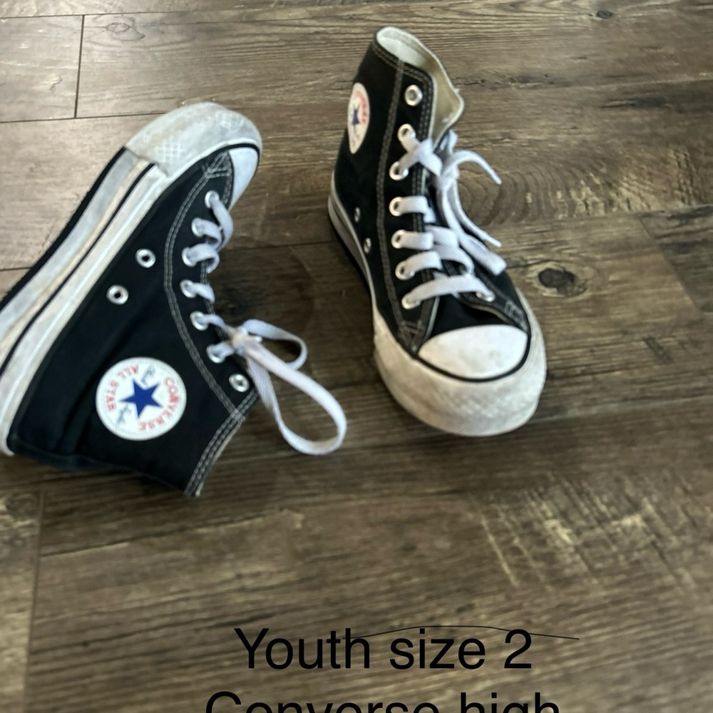 Converse High Tops-youth size 2